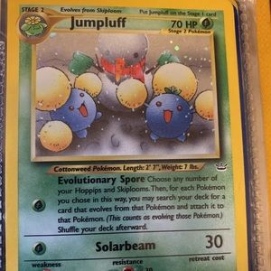 Jumpluff Holo Rare Pokémon Card